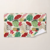 アロホホホホハハワイアントロピカルホリデイ ハンドタオル (ハンドタオル)