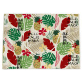 アロホホホホハハワイアントロピカルホリデイ ラージペーパーバッグ (正面)