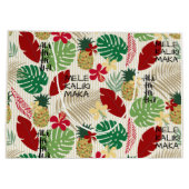 アロホホホホハハワイアントロピカルホリデイ ラージペーパーバッグ (裏面)