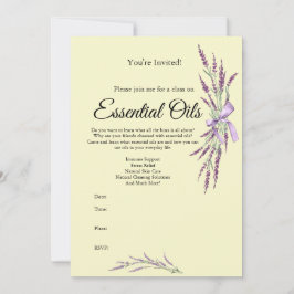アロマオイル講座のお誘い 招待状