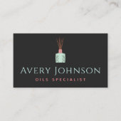 アロマセラピーエッセンシャル油ディフューザーソーシャルメディア 名刺 (正面)