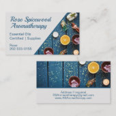 アロマセラピースパスキンケアビジネスカード 名刺 (正面/裏面)