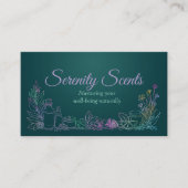 アロマセラピー実践の香りセラピー 名刺 (正面)