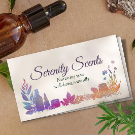 アロマセラピー実践の香りセラピー 名刺