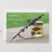 アロマセラピー必須油パーティー 招待状 (正面)