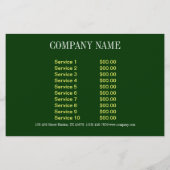 アロマセラピー必須油美しいスパマッサージ チラシ (裏面)