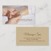 アロマセラピー指圧マッサージセラピスト 名刺 (正面/裏面)