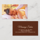 アロマセラピー指圧霊気マッサージセラピスト 名刺 (正面/裏面)