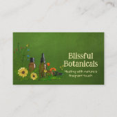 アロマセラピー練習水彩イラストレーション 名刺 (正面)