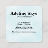 アロマセラピー スクエア名刺 (裏面)