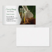 アロマセラピー、マッサージ 名刺 (正面/裏面)