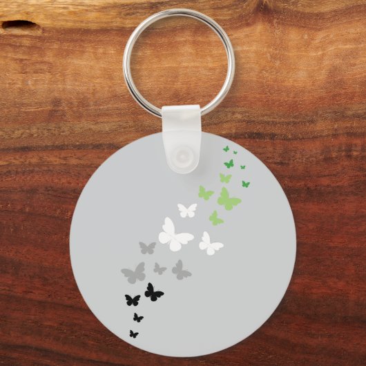 アロマティックプライドバタフライトレイル キーホルダー (正面)
