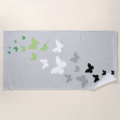 アロマティックプライドバタフライトレイル ビーチタオル (正面)