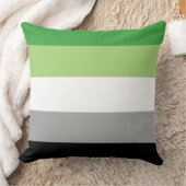 アロマティックプライドフラグデザイン装飾用クッション クッション (ブランケット)