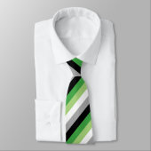 アロマティックプライド国旗のストライプ ネクタイ (タイ)