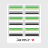 アロマティックプライド国旗 シール (シート)