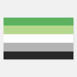 アロマティックプライド長方形ステッカー 長方形シール