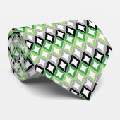 アロマティック国旗のダイヤモンドプライド ネクタイ (ロール)