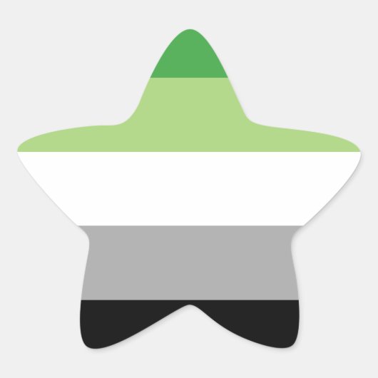 アロマティック国旗 星シール (正面)