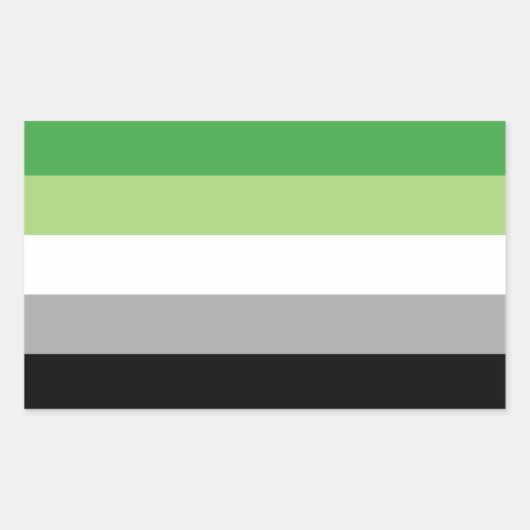 アロマティック国旗 長方形シール (正面)