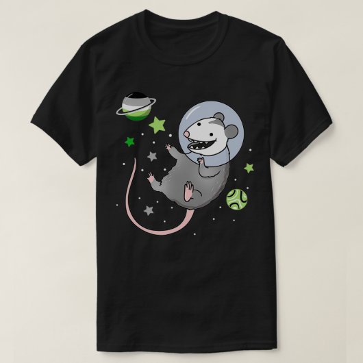 アロマティック産卵宇宙プライド Tシャツ (デザイン正面)