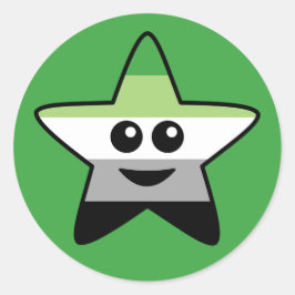 アロマティック・スター・ステッカー ラウンドシール