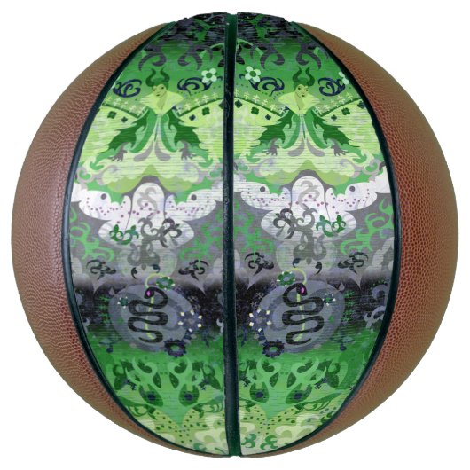 アロマティック・ドラゴンダマスク – アロプライド国旗の色 バスケットボール (縦)