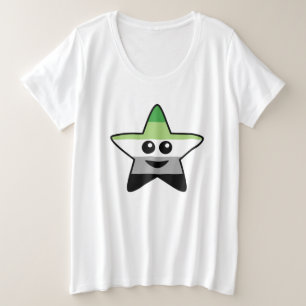 アロマティックStar PlusサイズTシャツ プラスサイズTシャツ