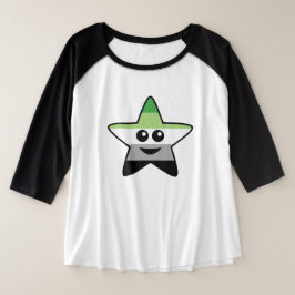 アロマティックStar PlusサイズTシャツ プラスサイズTシャツ