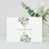 アロマホリスティックセラピストオーガニックスパギフトカード (スタンド正面)