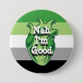 アロマンパーソナライズされたティック抗バレンタインハート 缶バッジ