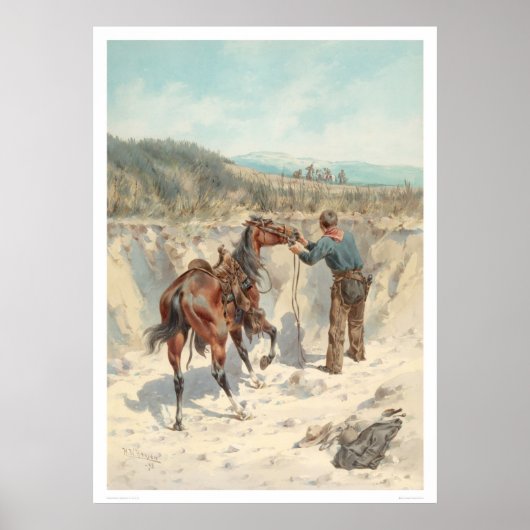 アロヨの馬のカウボーイ（1324年） ポスター (正面)
