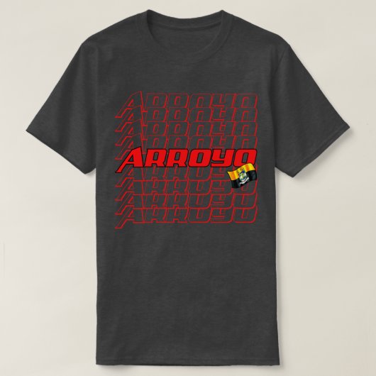 アロヨカスケード文字3 Tシャツ (デザイン正面)