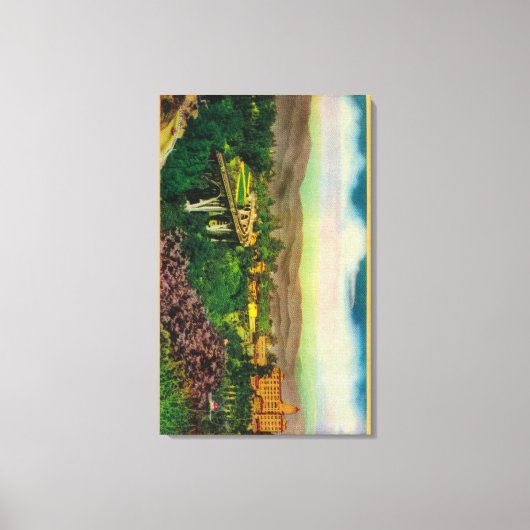 アロヨセコブリッジパサデナ（カリフォルニア州） キャンバスプリント (正面)