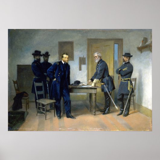 アロンゾチャペルリーグラントへの降伏 ポスター (正面)