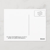 アロンゾ調理師はがき ポストカード (裏面)