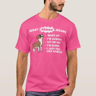 アローとはボクサー犬のこと Tシャツ
