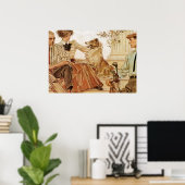 アローカラー広告， 1910 by Leyendecker ポスター (ホームオフィス)