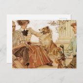 アローカラー広告， 1910 by Leyendecker ポストカード (正面/裏面)