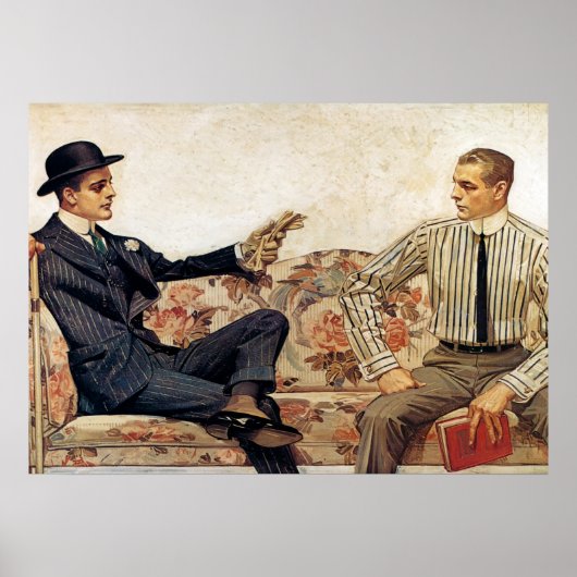 アローカラー広告， 1912 by Leyendecker ポスター (正面)