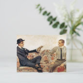 アローカラー広告， 1912 by Leyendecker ポストカード (スタンド正面)