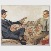 アローカラー広告, 1912 by Leyendecker ラッピングペーパー (フラット)