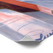 アローザスイストラベルヴィンテージアートプリント ポスター (角)