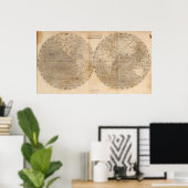 アロースミスの世界地図 ポスター (ホームオフィス)