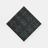 アローズ点々のあるナプキン スタンダードランチョンナプキン (角)