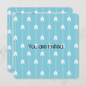 アローズ赤ちゃんシャワー 招待状 (正面/裏面)