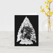 アロードハンターインディアンチーフリリック狩り先住民 カード (黄色い花)