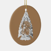 アロードハンターインディアンチーフリリック狩り セラミックオーナメント (右)