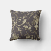 アローバーモ数々のチーフフラワーオーナメントシームレスパット クッション (裏面)