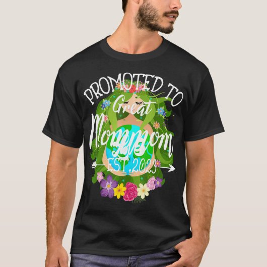 アローフラワー幸せを私に グレートマムマムへの昇進 Tシャツ (正面)